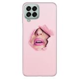 Senada Samsung Galaxy M33 İle Uyumlu Kılıf 0.4Mm Lazer Kesim Silikon - Saklı Aşk