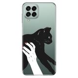 Senada Samsung Galaxy M33 İle Uyumlu Kılıf 0.4Mm Lazer Kesim Silikon - Sanat Kedi