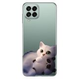 Senada Samsung Galaxy M33 İle Uyumlu Kılıf 0.4Mm Lazer Kesim Silikon - Şeker Kedi