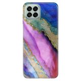 Senada Samsung Galaxy M33 İle Uyumlu Kılıf 0.4Mm Lazer Kesim Silikon - Siyah Pembe Beyaz Mermer