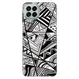 Senada Samsung Galaxy M33 İle Uyumlu Kılıf 0.4Mm Lazer Kesim Silikon - Siyah/Beyaz