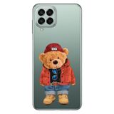 Senada Samsung Galaxy M33 İle Uyumlu Kılıf 0.4Mm Lazer Kesim Silikon - Teddybear