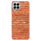 Senada Samsung Galaxy M33 İle Uyumlu Kılıf 0.4Mm Lazer Kesim Silikon - Tuğla Duvar
