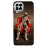 Senada Samsung Galaxy M33 İle Uyumlu Kılıf 0.4Mm Lazer Kesim Silikon - Uzayın Sahibi