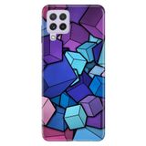 Senada Samsung Galaxy M33 İle Uyumlu Kılıf Baskılı Silikon 4D Küpler