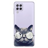 Senada Samsung Galaxy M33 İle Uyumlu Kılıf Baskılı Silikon Cix Kedi
