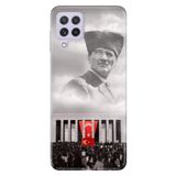 Senada Samsung Galaxy M33 İle Uyumlu Kılıf Baskılı Silikon Gazi Mustafa