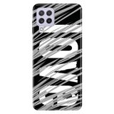 Senada Samsung Galaxy M33 İle Uyumlu Kılıf Baskılı Silikon Gri Aşk Love Tema