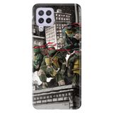 Senada Samsung Galaxy M33 İle Uyumlu Kılıf Baskılı Silikon Ninja Kaplumbağalar
