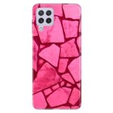 Senada Samsung Galaxy M33 İle Uyumlu Kılıf Baskılı Silikon Pembe Beton