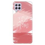 Senada Samsung Galaxy M33 İle Uyumlu Kılıf Baskılı Silikon You Are Strong