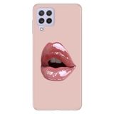 Senada Samsung Galaxy M33 ile Uyumlu Kılıf Resimli Desenli Silikon Lipstick