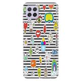 Senada Samsung Galaxy M33 ile Uyumlu Kılıf Resimli Desenli Silikon Patches