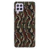 Senada Samsung Galaxy M33 ile Uyumlu Kılıf Resimli Desenli Silikon X Kamuflaj