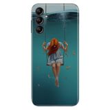 Senada Samsung Galaxy M34 5G İle Uyumlu Kılıf Silikon Desenli Tam Koruma Resimli Kapak Aşk Acısı