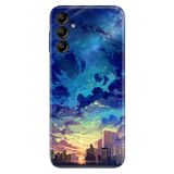 Senada Samsung Galaxy M34 5G İle Uyumlu Kılıf Silikon Desenli Tam Koruma Resimli Kapak Cloud City