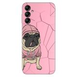 Senada Samsung Galaxy M34 5G İle Uyumlu Kılıf Silikon Desenli Tam Koruma Resimli Kapak Süslü Tarz Pug