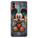 Senada Samsung Galaxy M34 ile Uyumlu Kılıf Resimli Desenli Silikon 05MickeySmile1111
