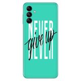 Senada Samsung Galaxy M34 ile Uyumlu Kılıf Resimli Desenli Silikon Asla Pes Etme