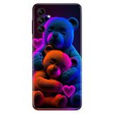 Senada Samsung Galaxy M34 ile Uyumlu Kılıf Resimli Desenli Silikon Bear Love