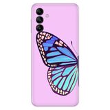 Senada Samsung Galaxy M34 ile Uyumlu Kılıf Resimli Desenli Silikon Butterfly