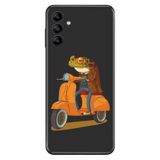 Senada Samsung Galaxy M34 ile Uyumlu Kılıf Resimli Desenli Silikon Gezgin Kurbağa
