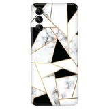 Senada Samsung Galaxy M34 ile Uyumlu Kılıf Resimli Desenli Silikon İtalyan Mermer