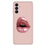 Senada Samsung Galaxy M34 ile Uyumlu Kılıf Resimli Desenli Silikon Lipstick