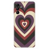 Senada Samsung Galaxy M34 ile Uyumlu Kılıf Resimli Desenli Silikon Mat Kalpler