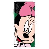 Senada Samsung Galaxy M34 ile Uyumlu Kılıf Resimli Desenli Silikon Minnie Smile