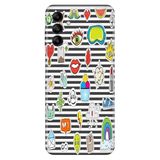 Senada Samsung Galaxy M34 ile Uyumlu Kılıf Resimli Desenli Silikon Patches