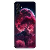 Senada Samsung Galaxy M34 ile Uyumlu Kılıf Resimli Desenli Silikon Red World
