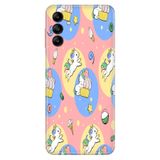Senada Samsung Galaxy M34 ile Uyumlu Kılıf Resimli Desenli Silikon Unicorns