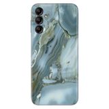 Senada Samsung Galaxy M34 İle Uyumlu Kılıf Silikon Desenli Tam Koruma Resimli Kapak Carlo Mermer