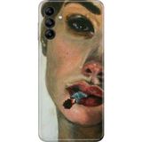 Senada Samsung Galaxy M34 Kılıf Desenli Baskılı Tpu Rubber Kapak Cool Portre - 001-Renkli