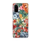 Senada Samsung Galaxy S20 İle Uyumlu Kılıf Desenli Resimli Hd Silikon Telefon Kabı Kapak - Sanatsal Çiçek
