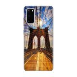 Senada Samsung Galaxy S20 Plus İle Uyumlu Kılıf Desenli Resimli Hd Silikon Telefon Kabı Kapak - Walking Bridge