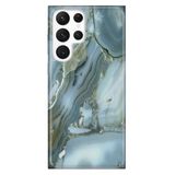 Senada Samsung Galaxy S22 Ultra İle Uyumlu Kılıf Tioserisi Resimli Silikon Carlo Mermer