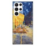Senada Samsung Galaxy S22 Ultra İle Uyumlu Kılıf Tioserisi Resimli Silikon Night Cafe