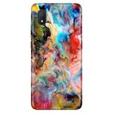 Senada Tcl L7 İle Uyumlu Kılıf 0.4Mm Lazer Kesim Desenli Silikon - Boyaların Dansı