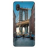Senada Tcl L7 İle Uyumlu Kılıf 0.4Mm Lazer Kesim Desenli Silikon - Brooklyn Köprüsü