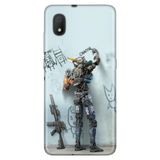 Senada Tcl L7 İle Uyumlu Kılıf 0.4Mm Lazer Kesim Desenli Silikon - Cchappieee,Color690