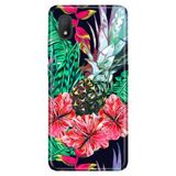 Senada Tcl L7 İle Uyumlu Kılıf 0.4Mm Lazer Kesim Desenli Silikon - Çizim Çiçekler