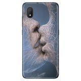 Senada Tcl L7 İle Uyumlu Kılıf 0.4Mm Lazer Kesim Desenli Silikon - Dijital Aşk