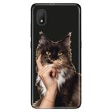 Senada Tcl L7 İle Uyumlu Kılıf 0.4Mm Lazer Kesim Desenli Silikon - Düşün Be Kedi