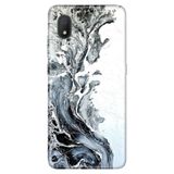 Senada Tcl L7 İle Uyumlu Kılıf 0.4Mm Lazer Kesim Desenli Silikon - Granit Mermer