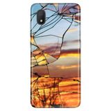 Senada Tcl L7 İle Uyumlu Kılıf 0.4Mm Lazer Kesim Desenli Silikon - Günbatımı,Color453