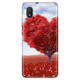 Senada Tcl L7 İle Uyumlu Kılıf 0.4Mm Lazer Kesim Desenli Silikon - Kalp Gölgesi