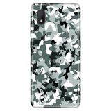 Senada Tcl L7 İle Uyumlu Kılıf 0.4Mm Lazer Kesim Desenli Silikon - Kamuflaj