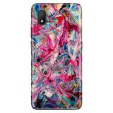 Senada Tcl L7 İle Uyumlu Kılıf 0.4Mm Lazer Kesim Desenli Silikon - Karma Boyama